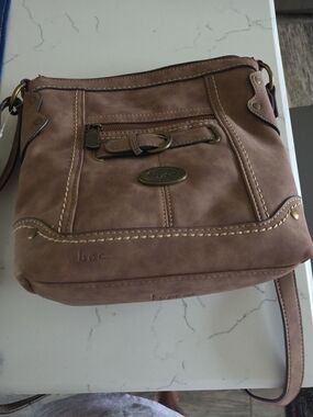 b.o.c. Women's Brown Crossbody Bag - Soft Faux Leather